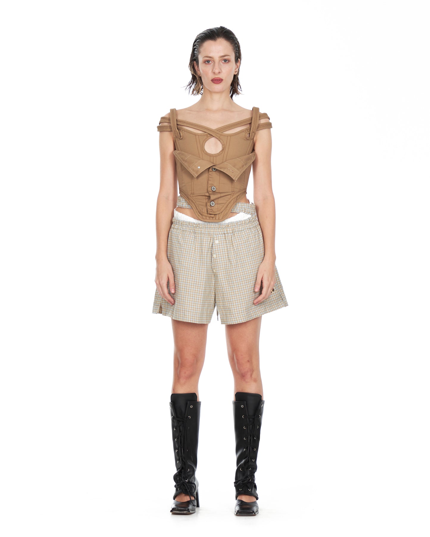 Double Waistband Shorts