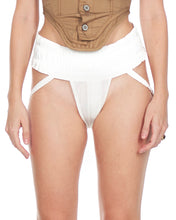 Load image into Gallery viewer, White Wide Waistband Jockstrap (Flat Version)
