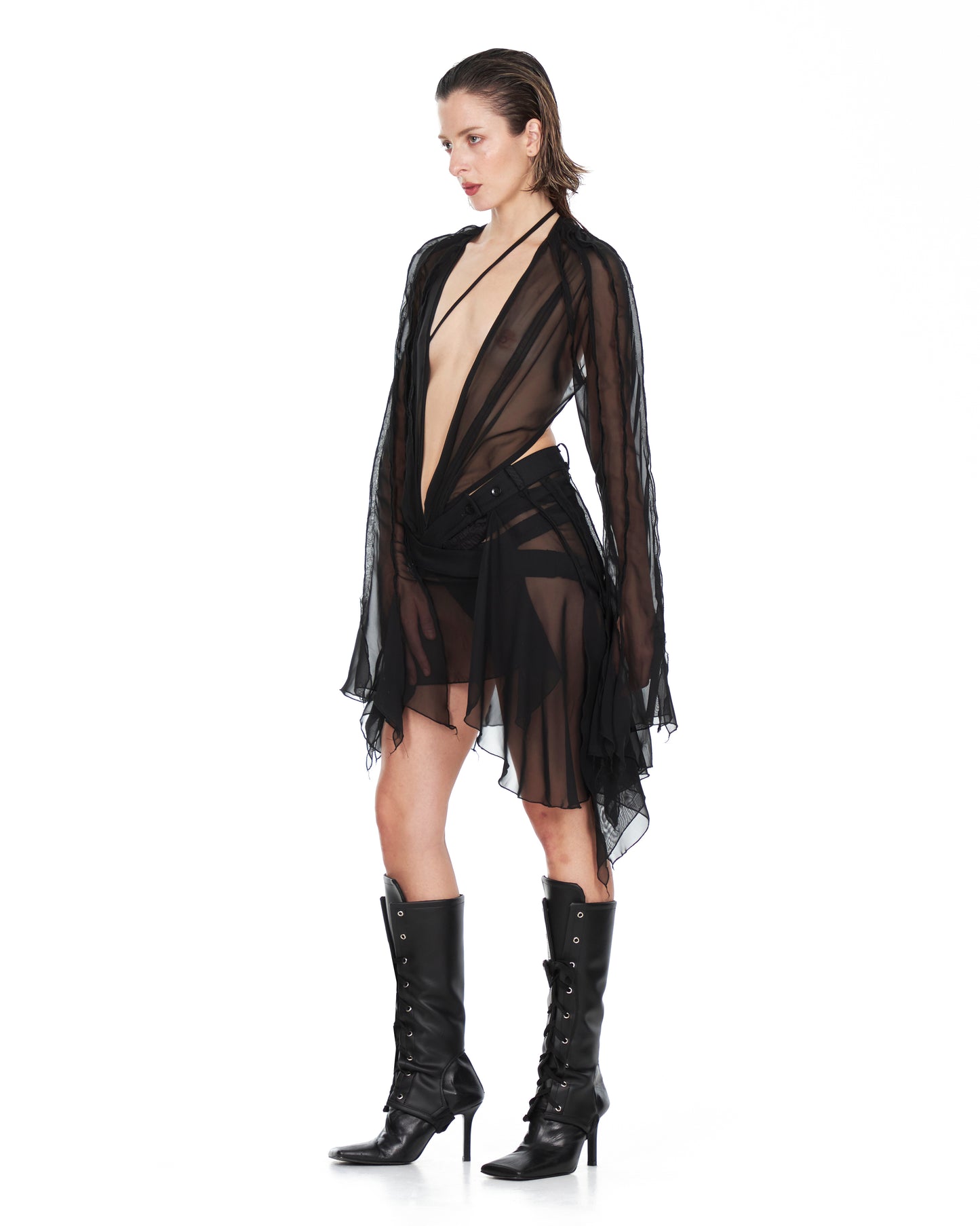 Faux Leather Spats I