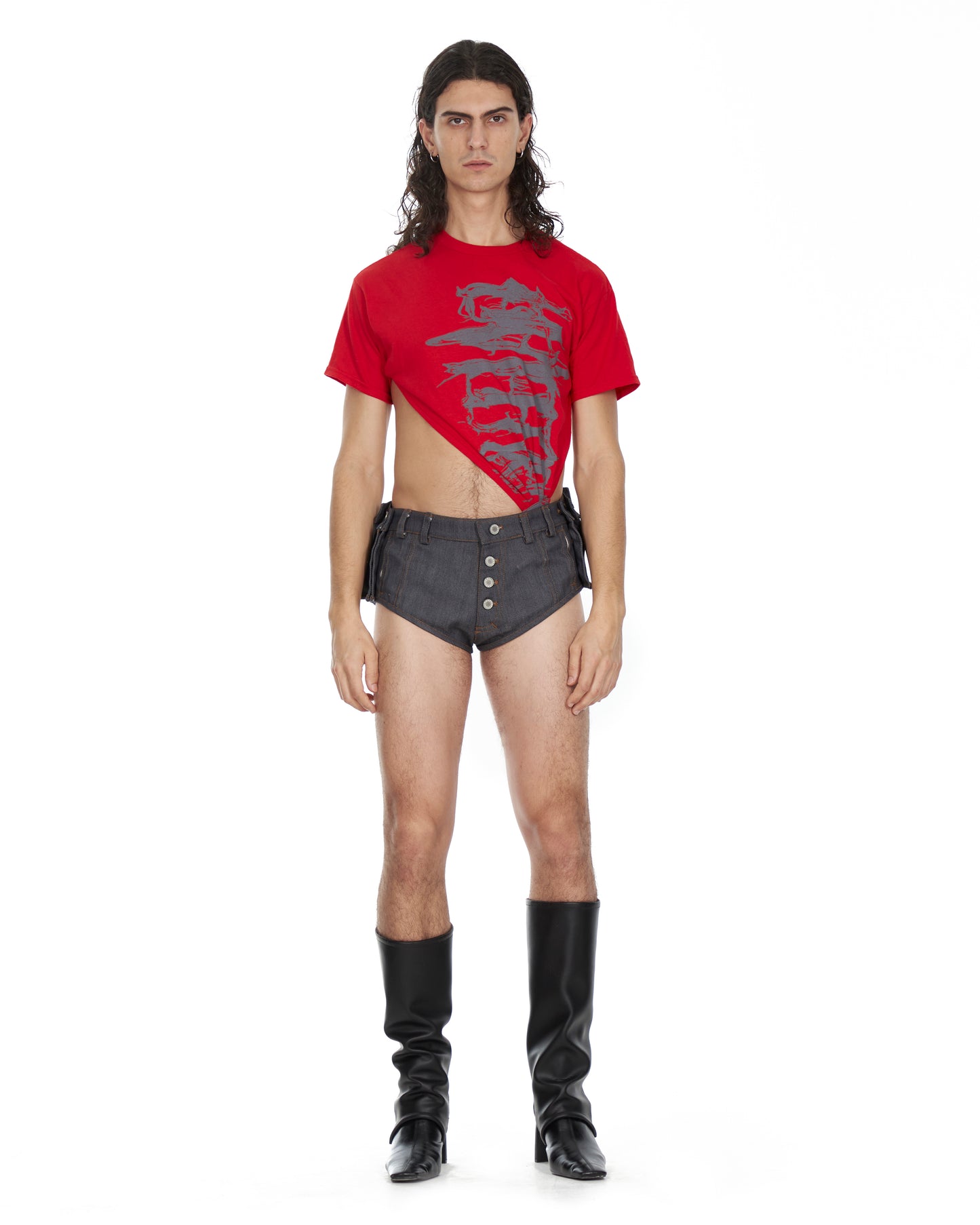 Red Jockstrap T-shirt Jajajajjjjja x Emeerree