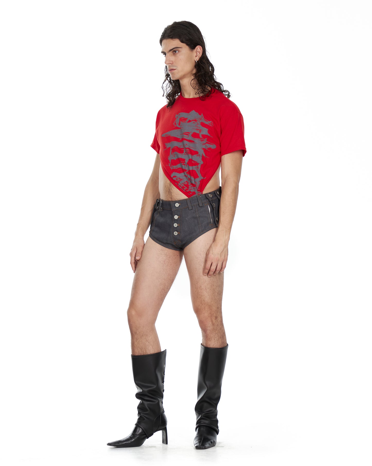Red Jockstrap T-shirt Jajajajjjjja x Emeerree