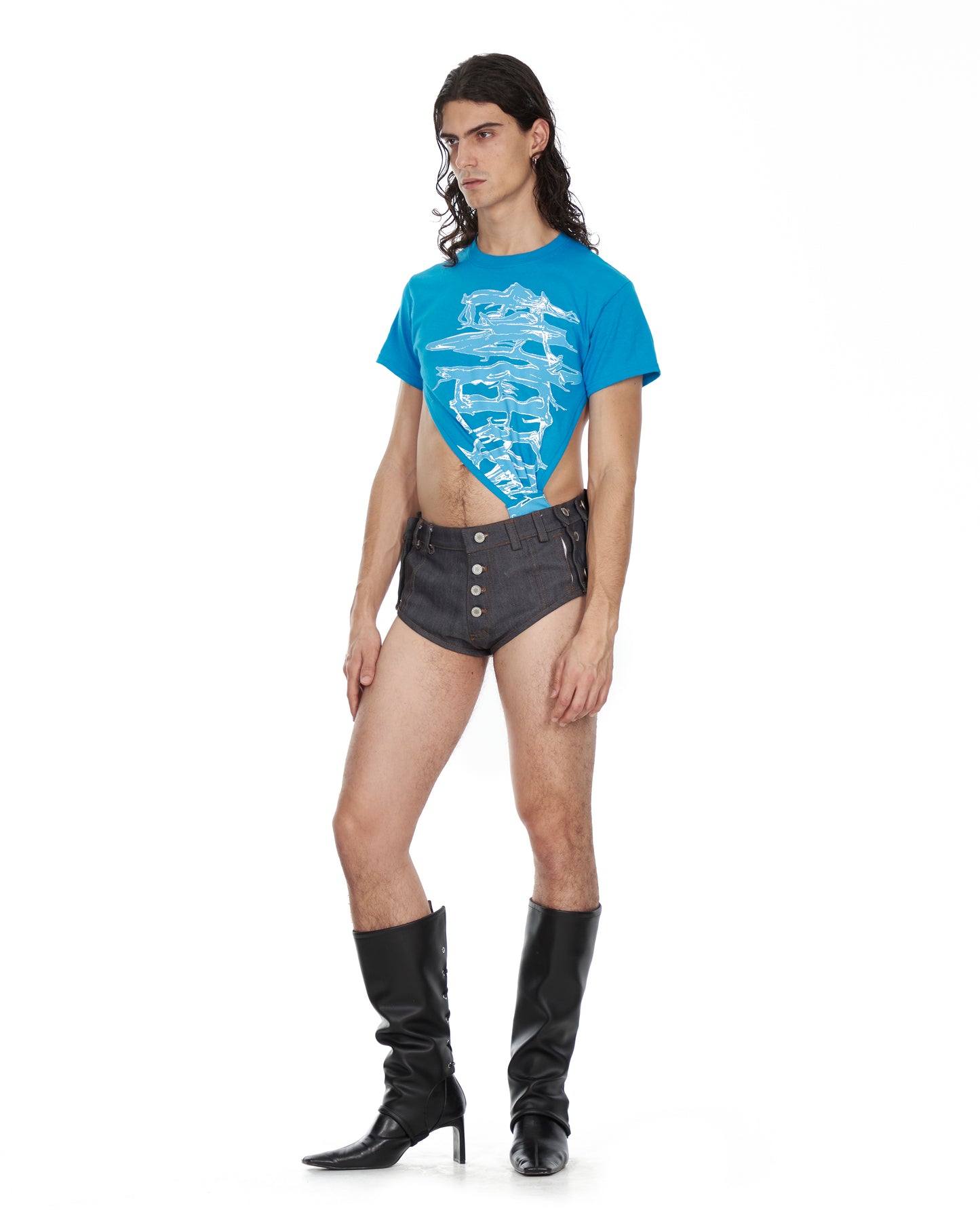 Blue Jockstrap T-shirt Jajajajjjjja x Emeerree