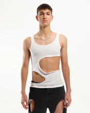 Load image into Gallery viewer, Tank Top with Cut Outs, White version
