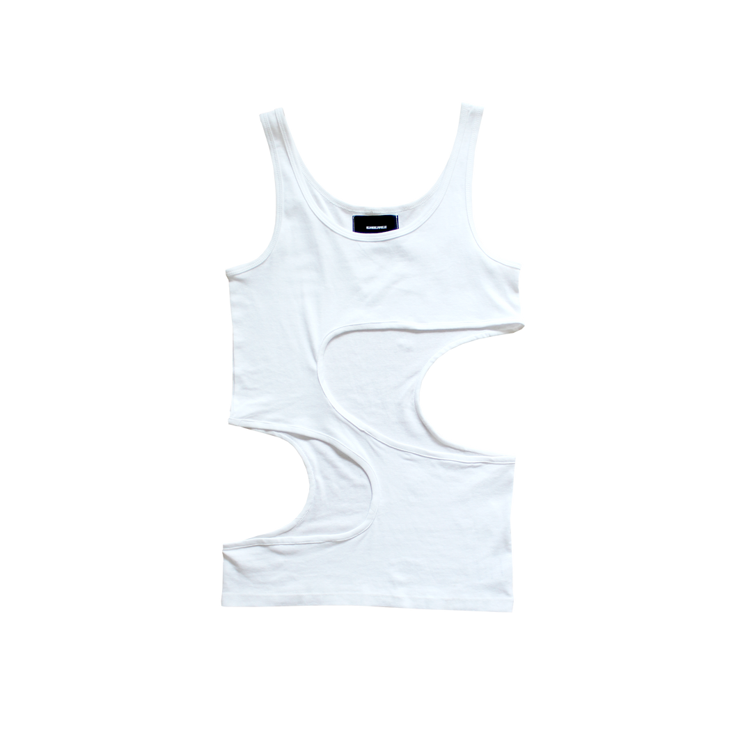 Tank Top with Cut Outs, White version