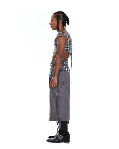 Tartan Triple Strap Corset