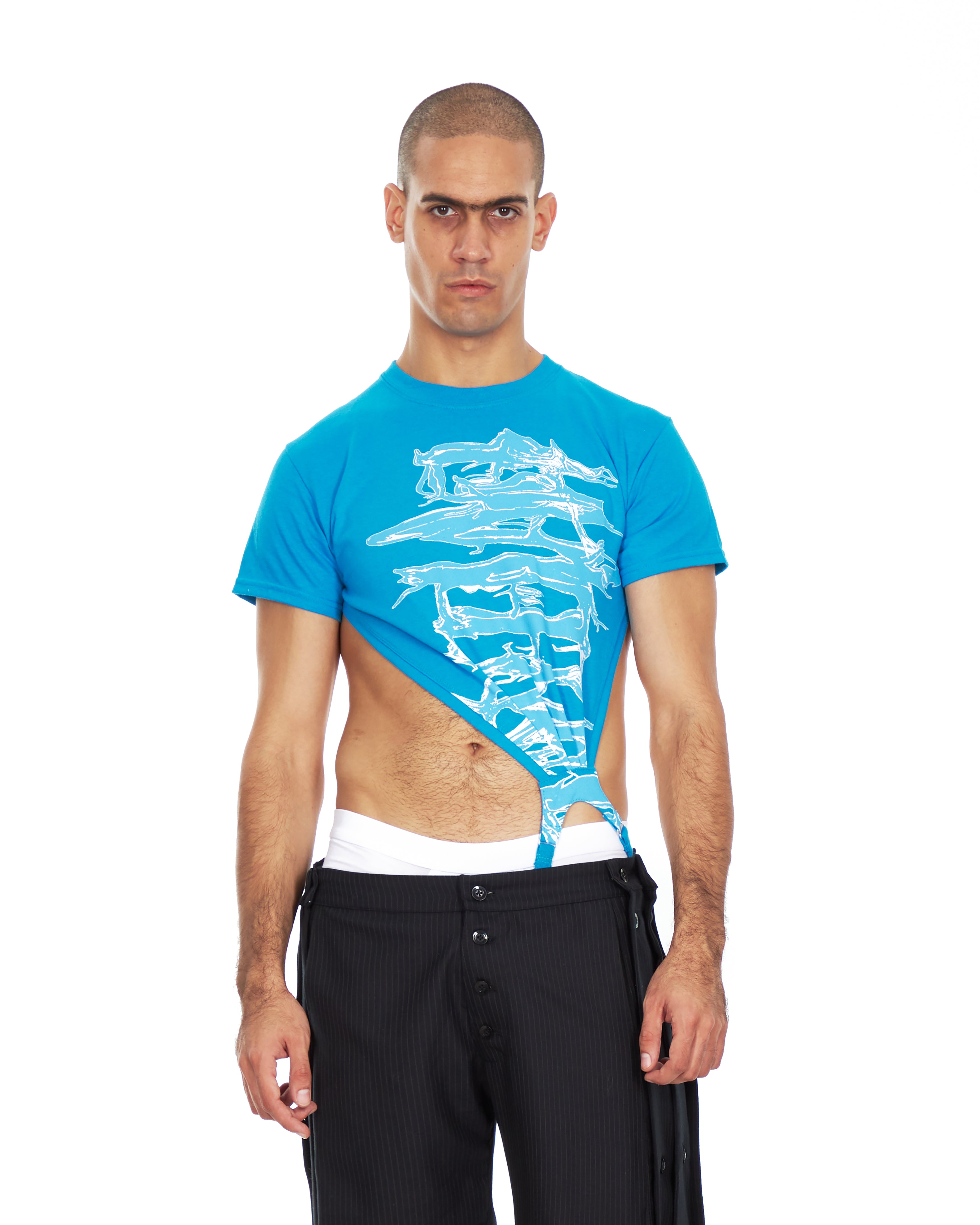 Blue Jockstrap T-shirt Jajajajjjjja x Emeerree