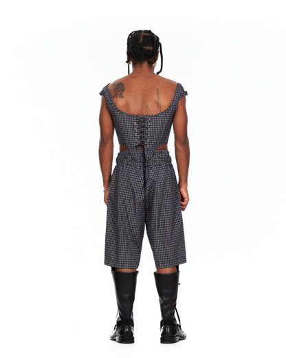 Shirt Wide Waistband Shorts