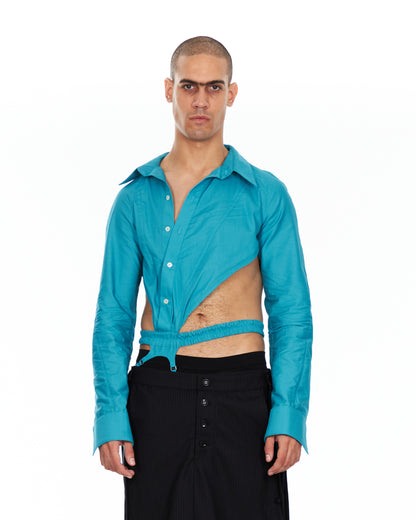 Blue Jockstrap Shirt