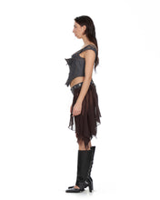 Load image into Gallery viewer, Denim Jockstrap Mini Skirt
