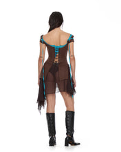 Load image into Gallery viewer, Brown Corset Mini Dress (FULL SET)
