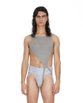 Grey Jockstrap Tank Top