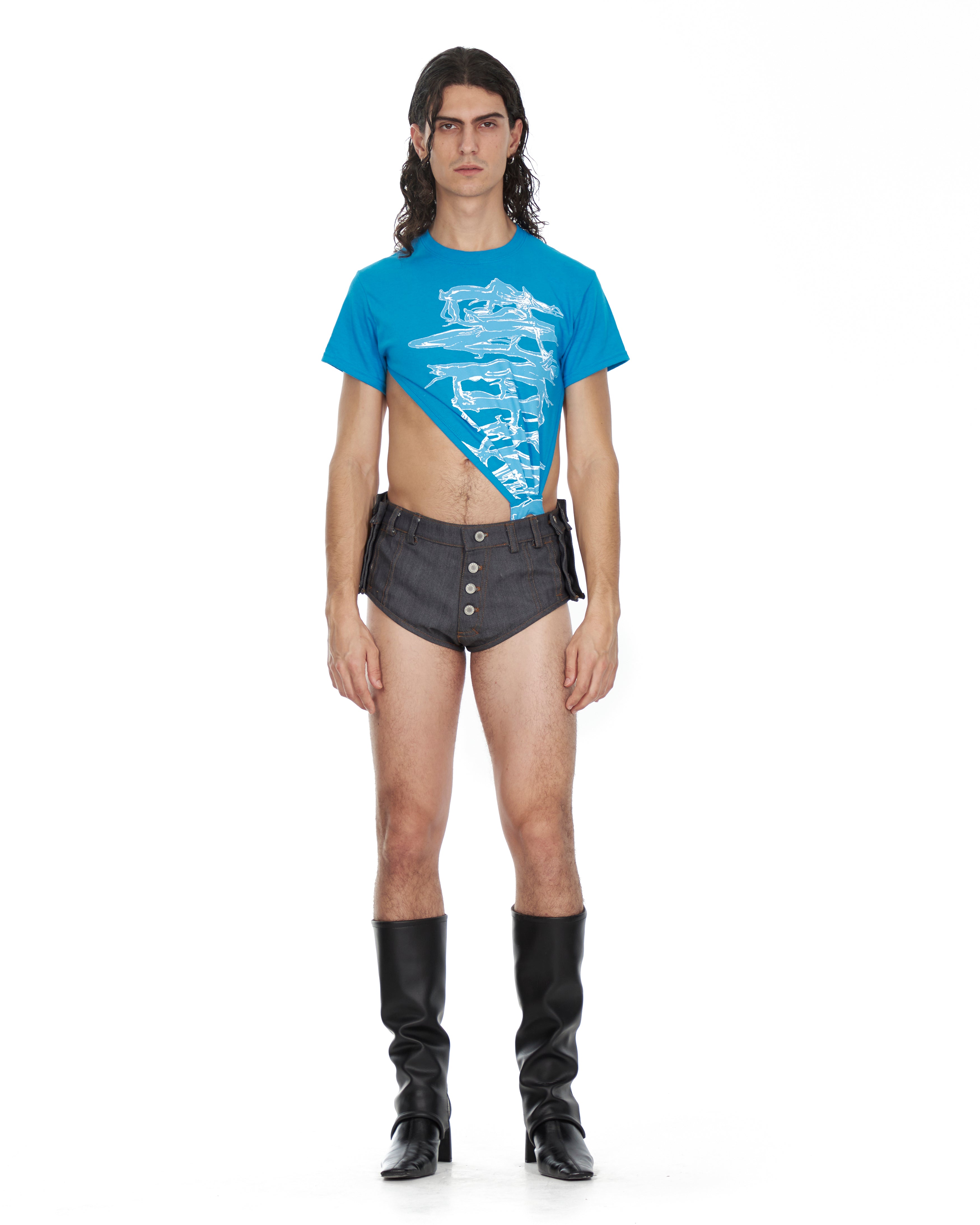 Blue Jockstrap T-shirt Jajajajjjjja x Emeerree