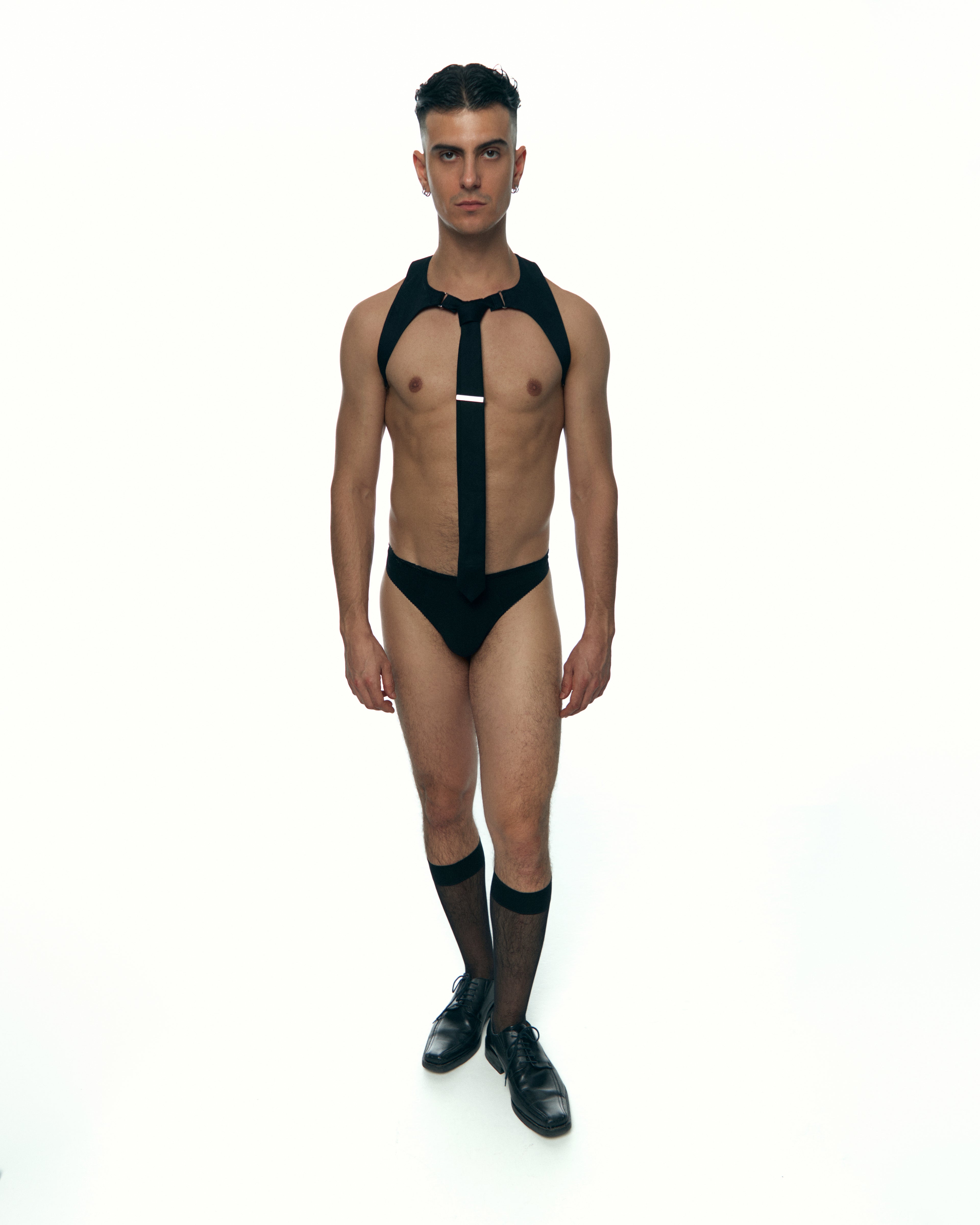 Black Harness Tie