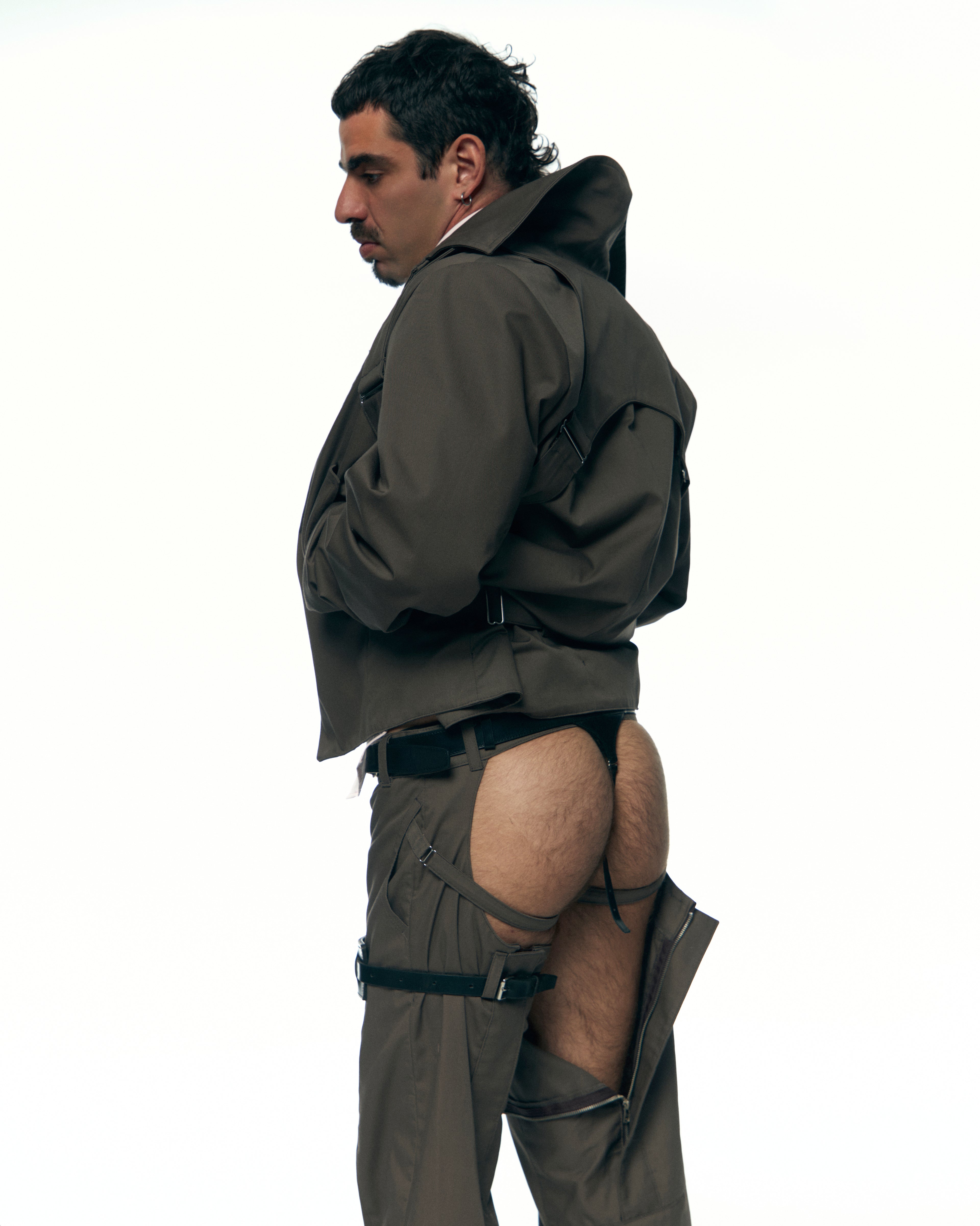 Harnessed Trench Coat