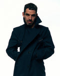 Harnessed Wool Coat