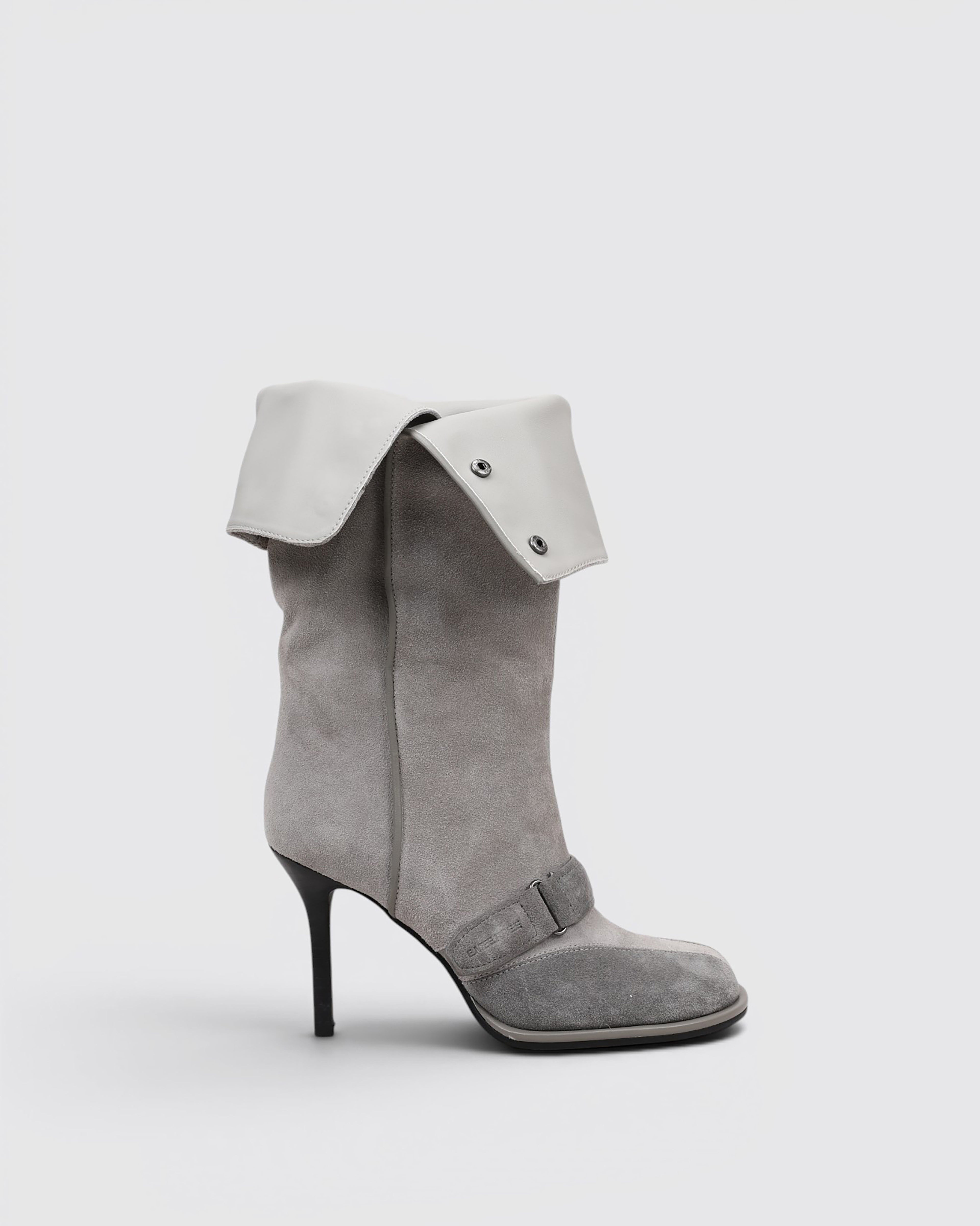 Panty Boots - Grey