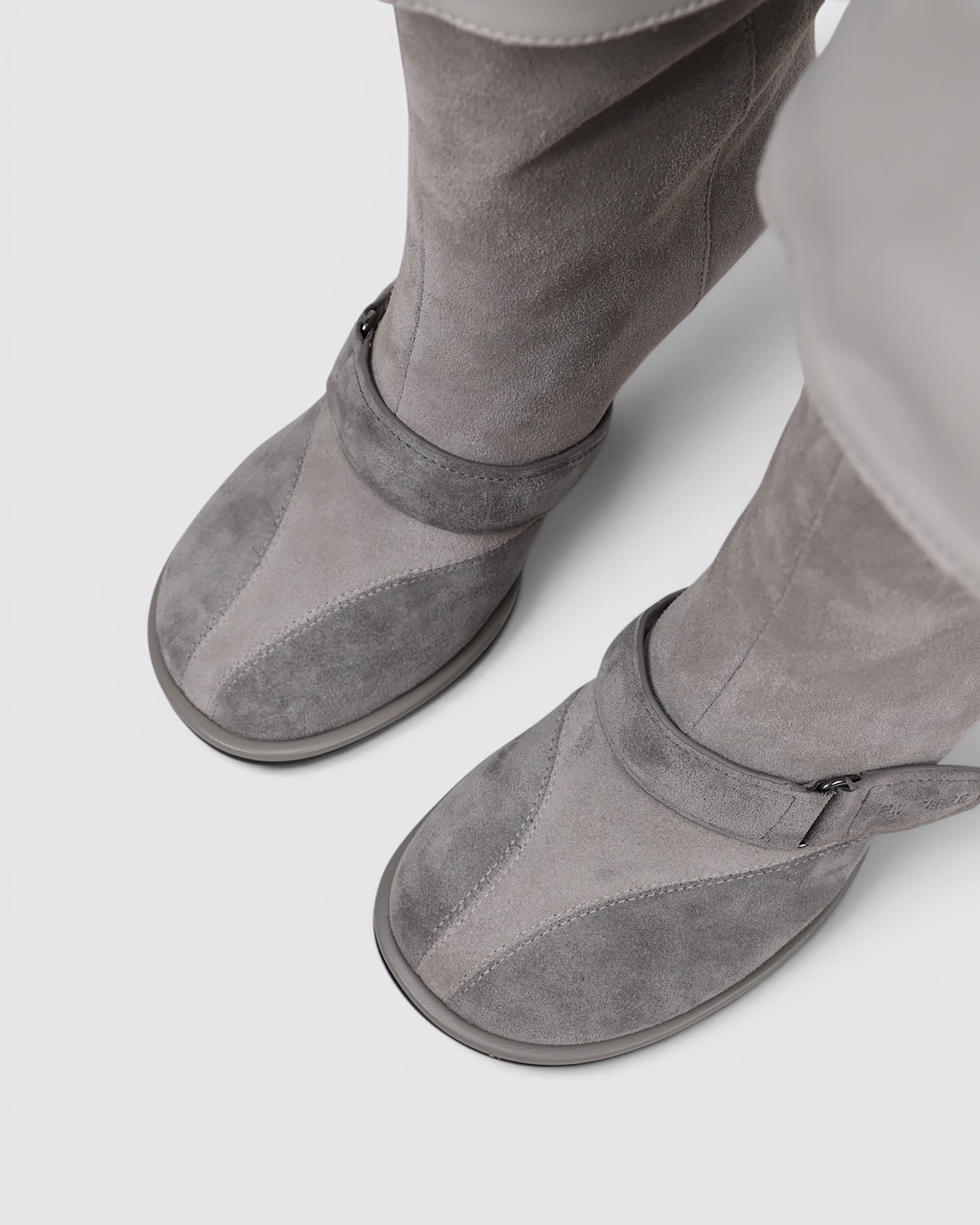 Panty Boots - Grey