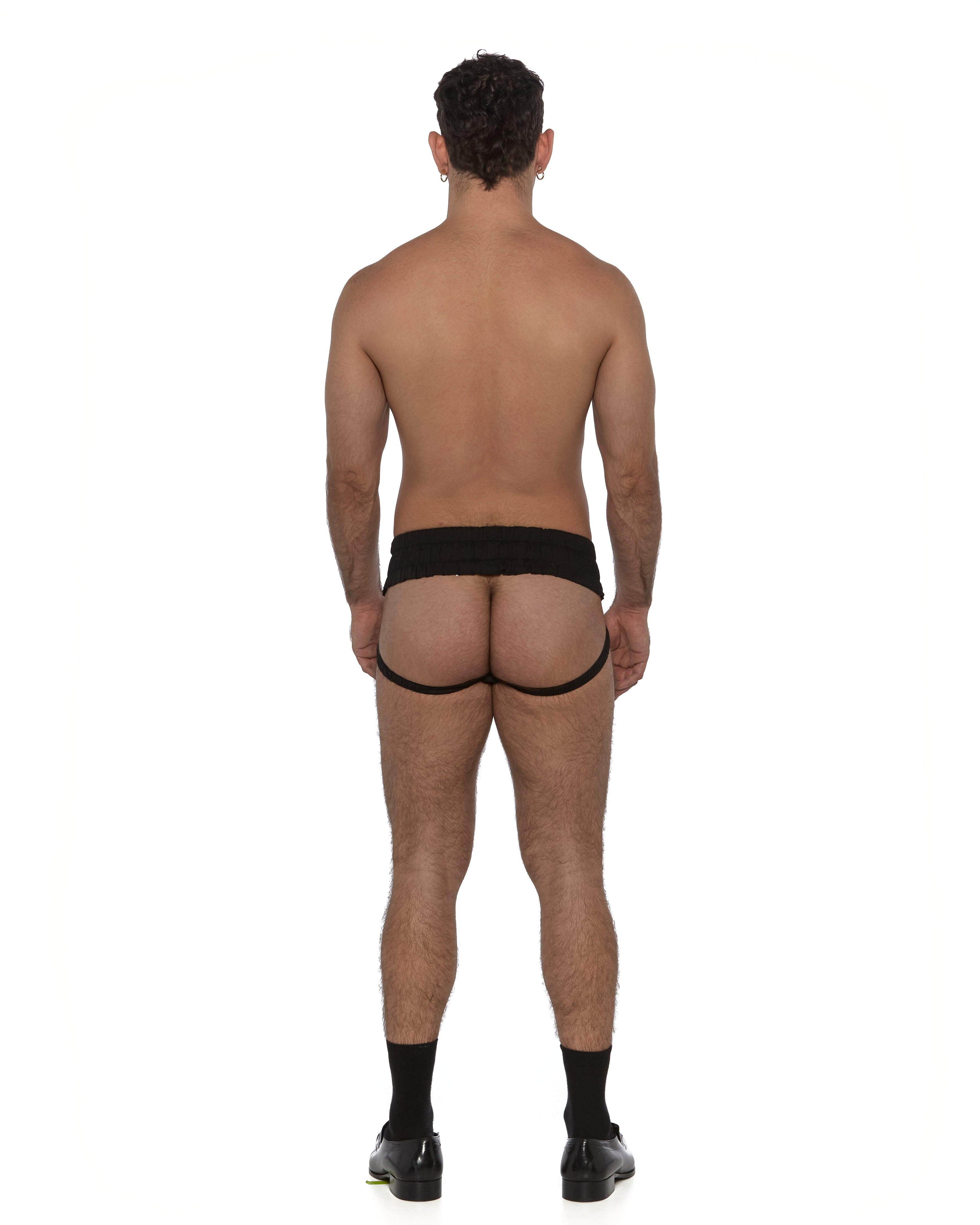 Black Shirt Jockstrap