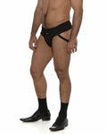 Black Shirt Jockstrap