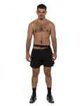 Black Double Waistband Boxer