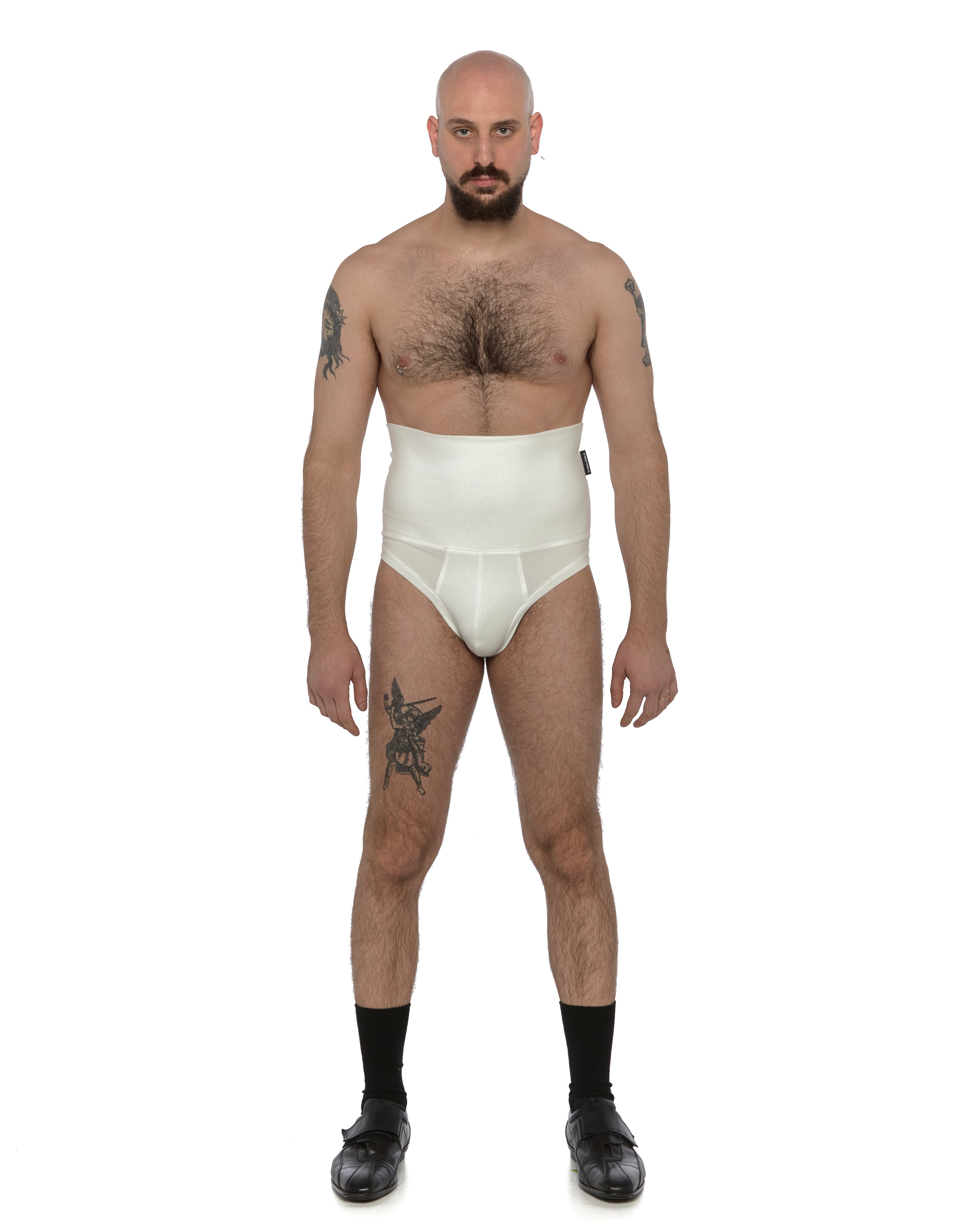 White High Rise Briefs