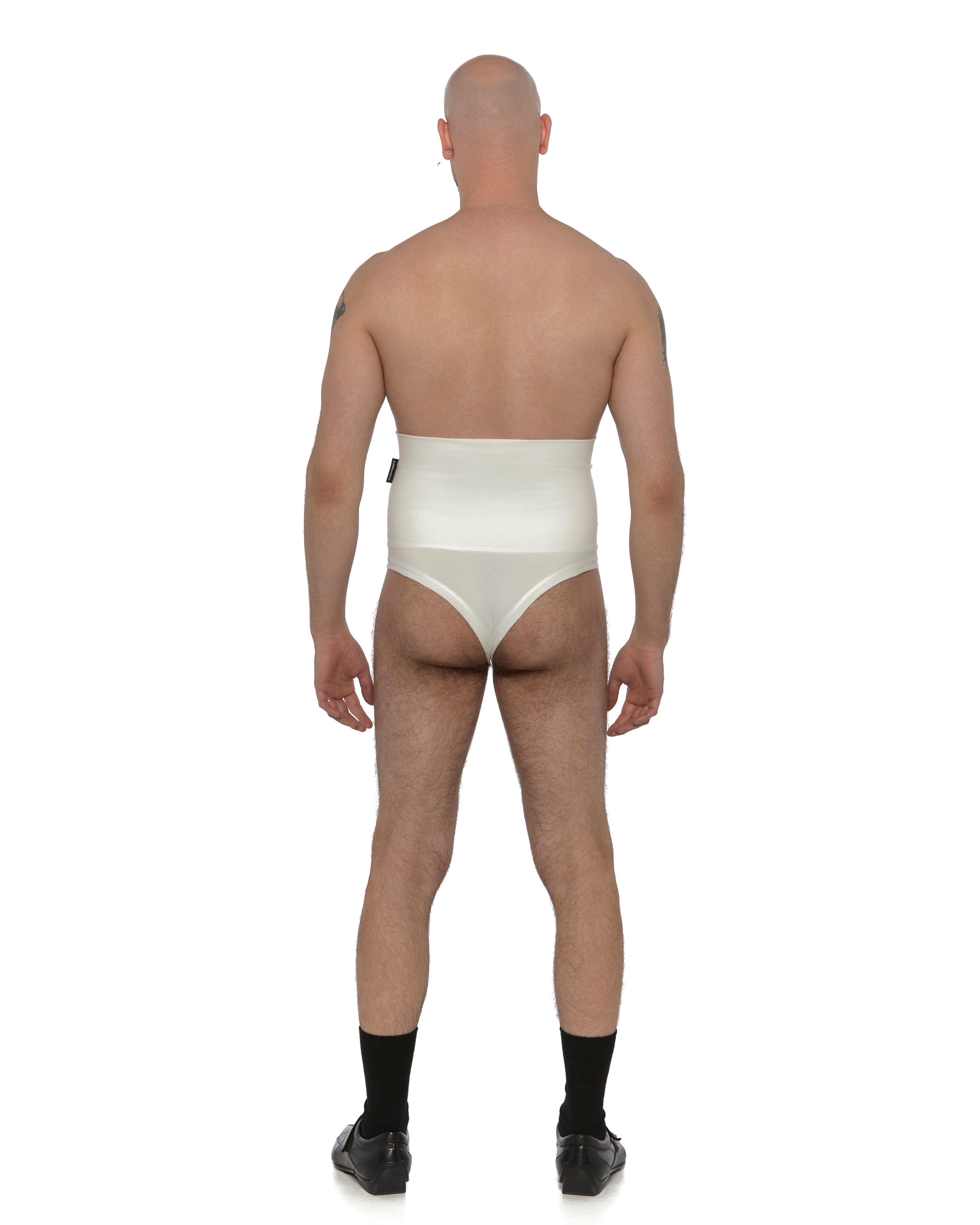 White High Rise Briefs