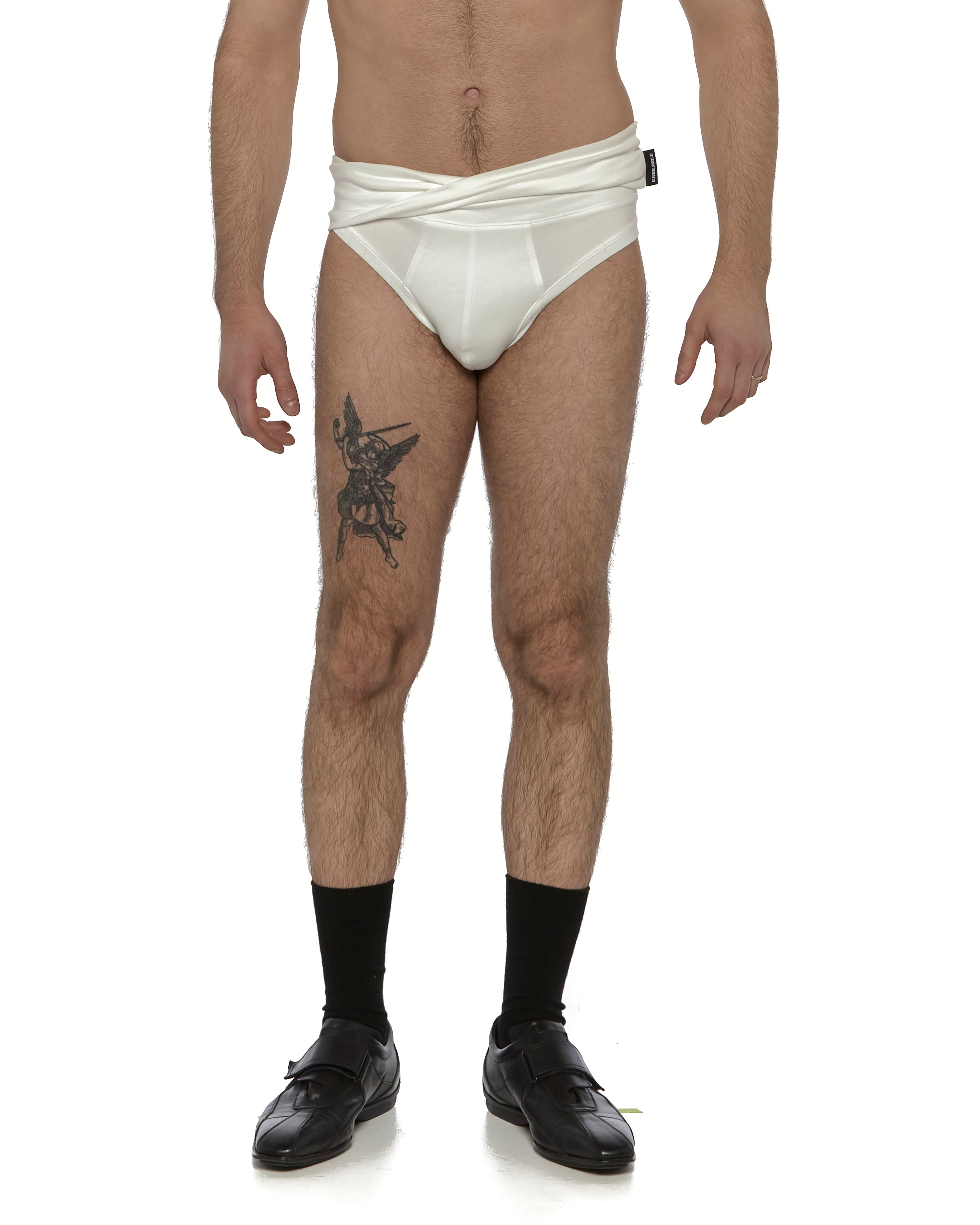 White High Rise Briefs