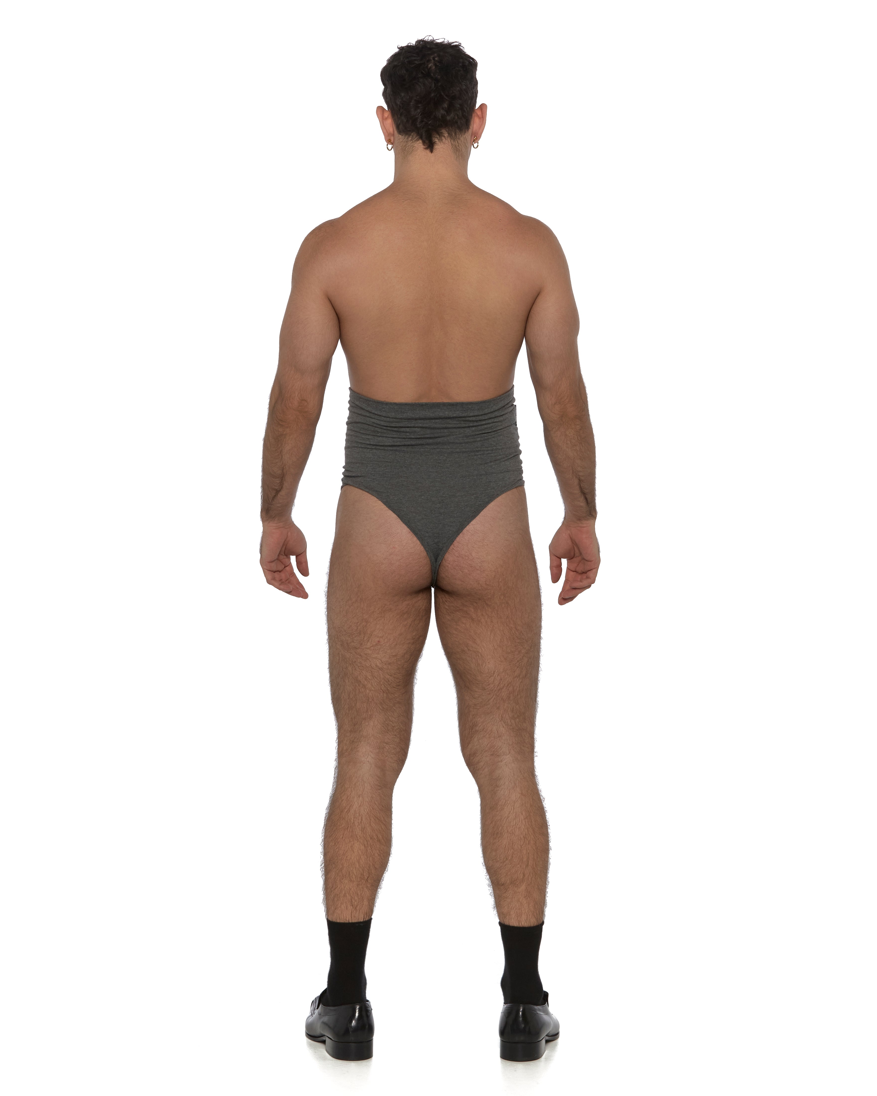 Grey High Rise Briefs