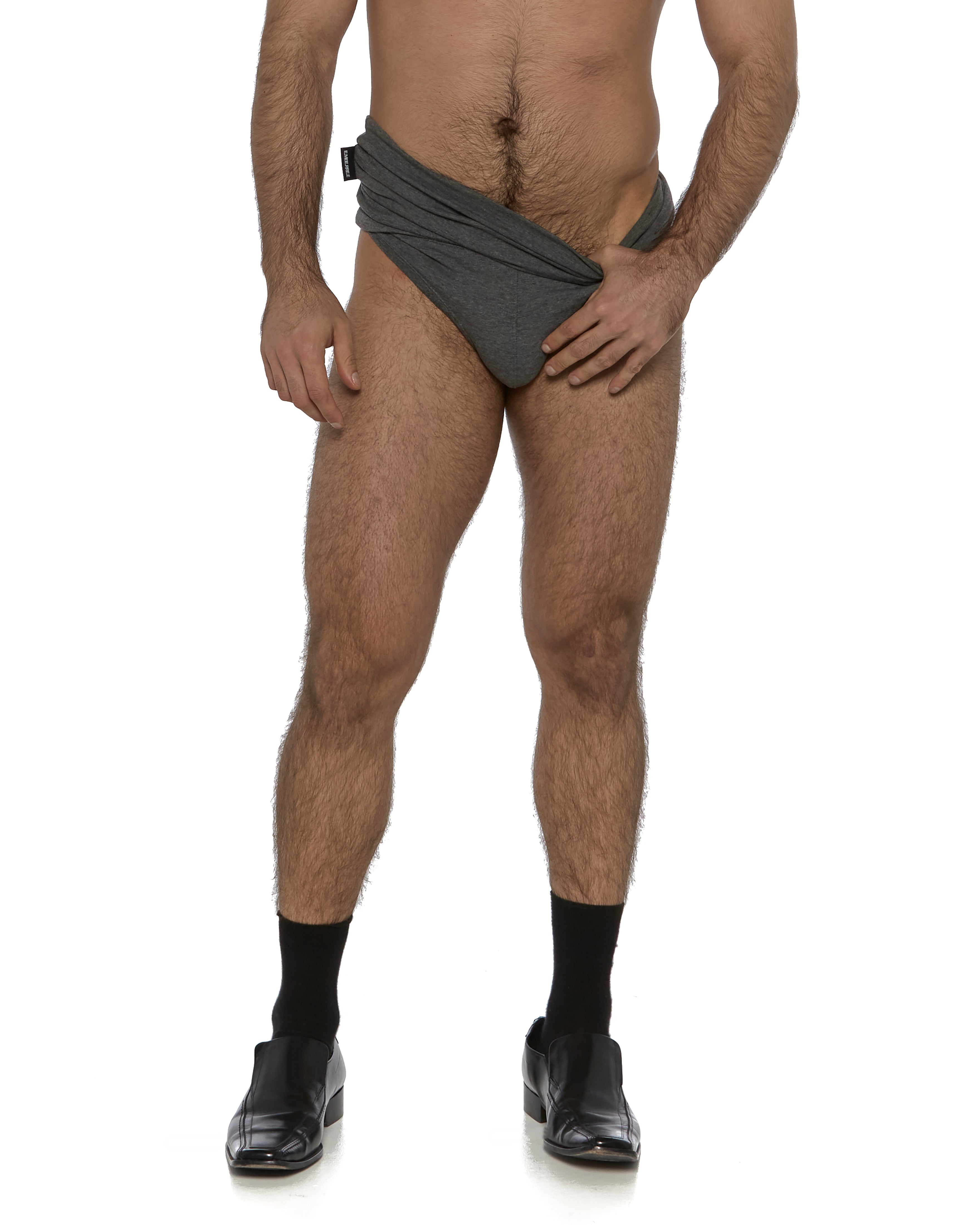 Grey High Rise Briefs