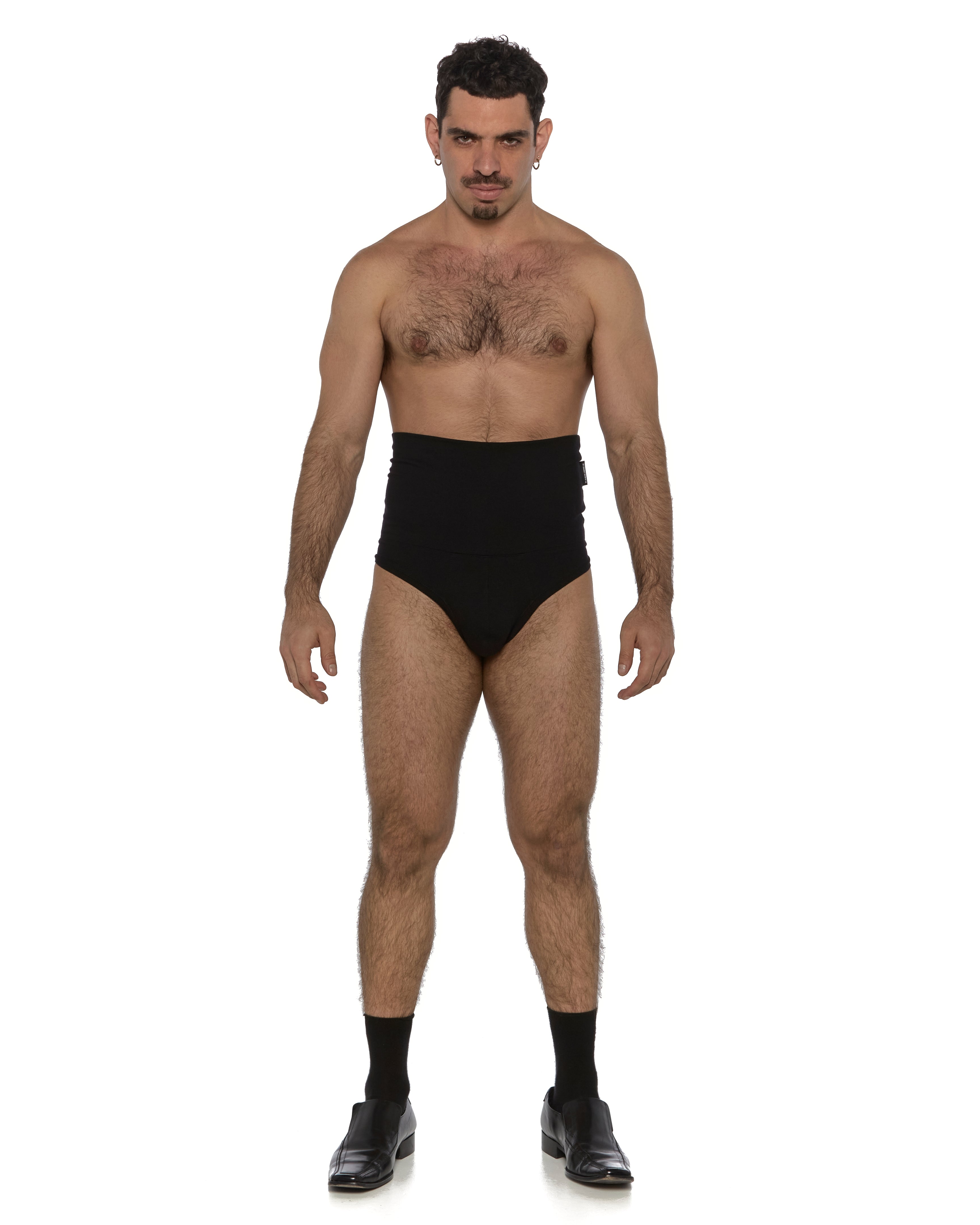 Black High Rise Briefs