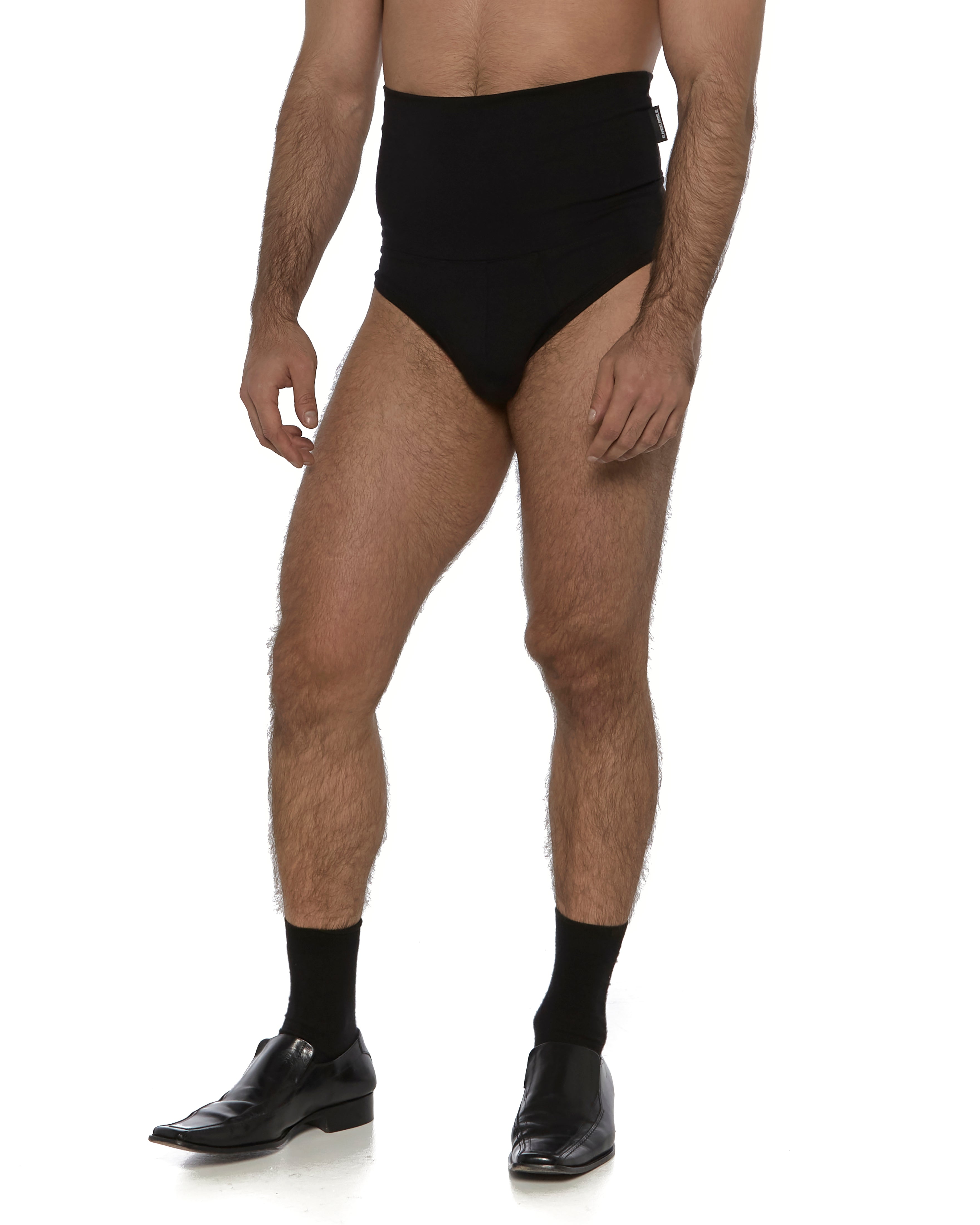 Black High Rise Briefs