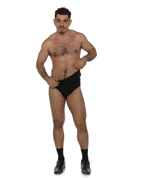 Black High Rise Briefs