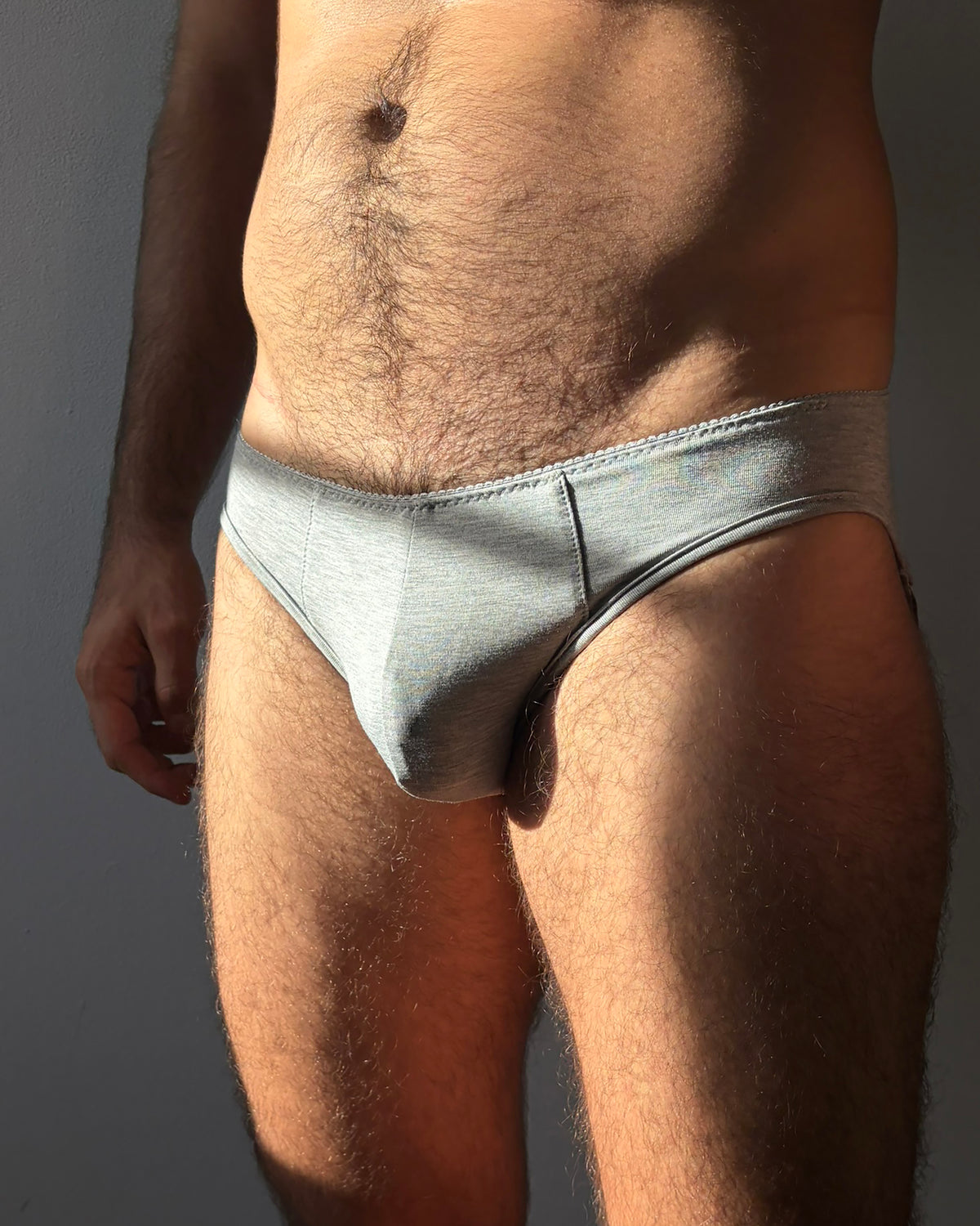 Grey Lace Jockstrap