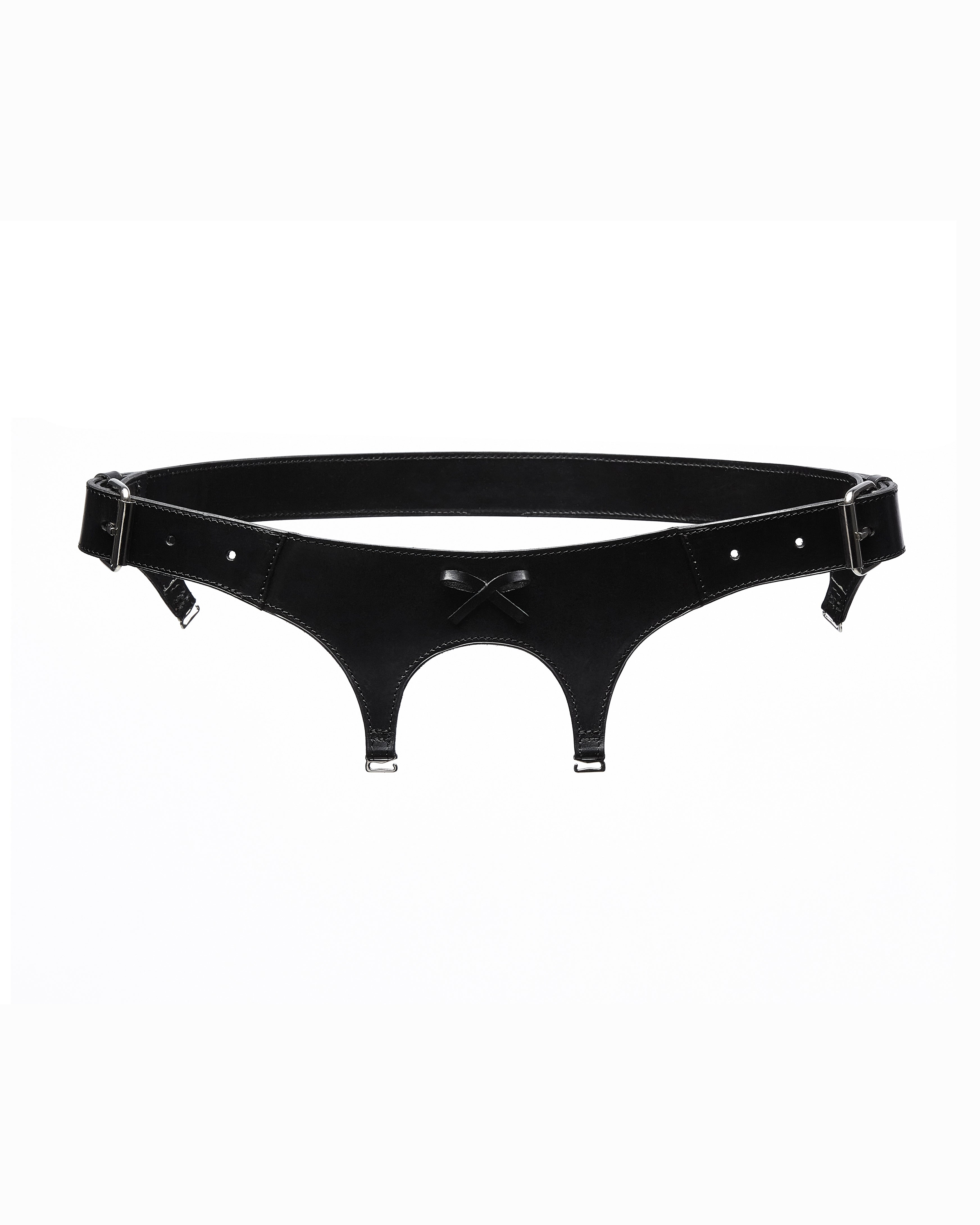 Leather Suspender Belt