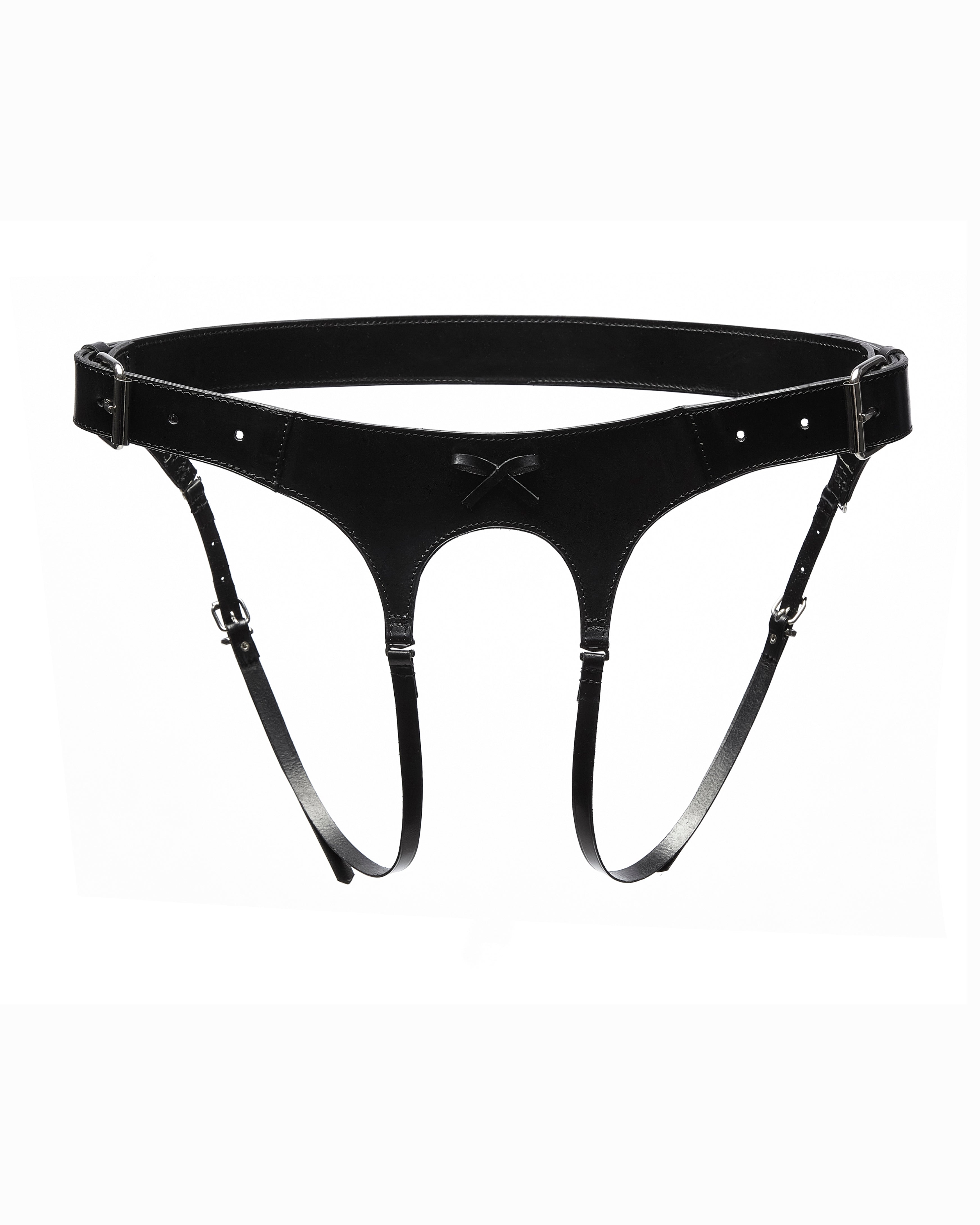 Leather Suspender Belt