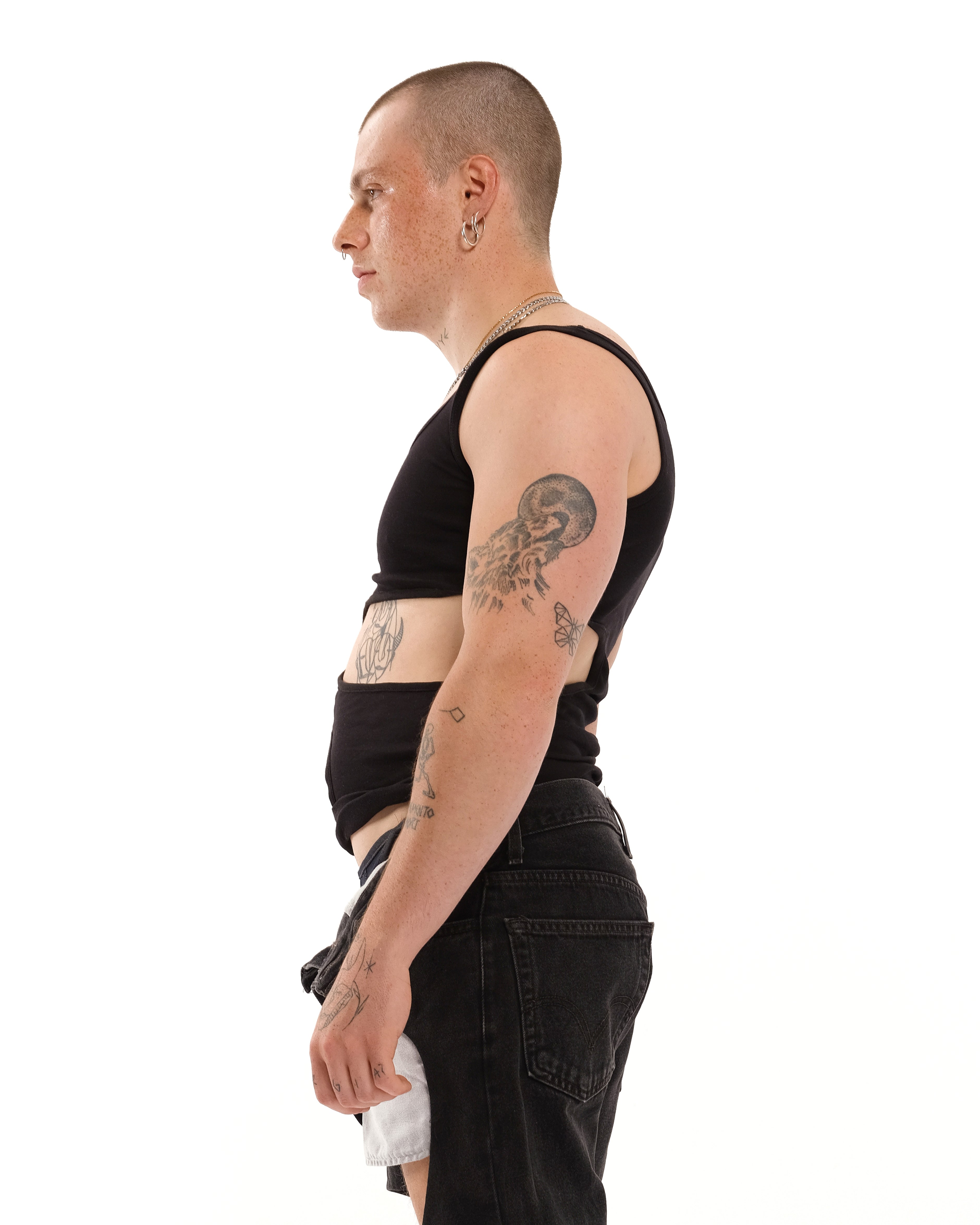 Tank Top with Cut Outs, Black version