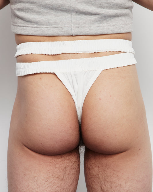 White Thong Boxer
