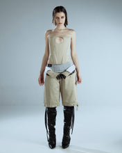 Load image into Gallery viewer, Gabardine Corset with CutOut
