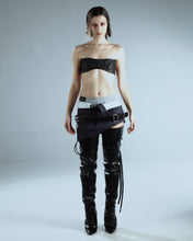 Load image into Gallery viewer, Faux Leather Corset Bra
