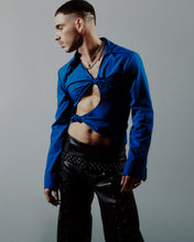 Load image into Gallery viewer, Blue Knotted Shirt
