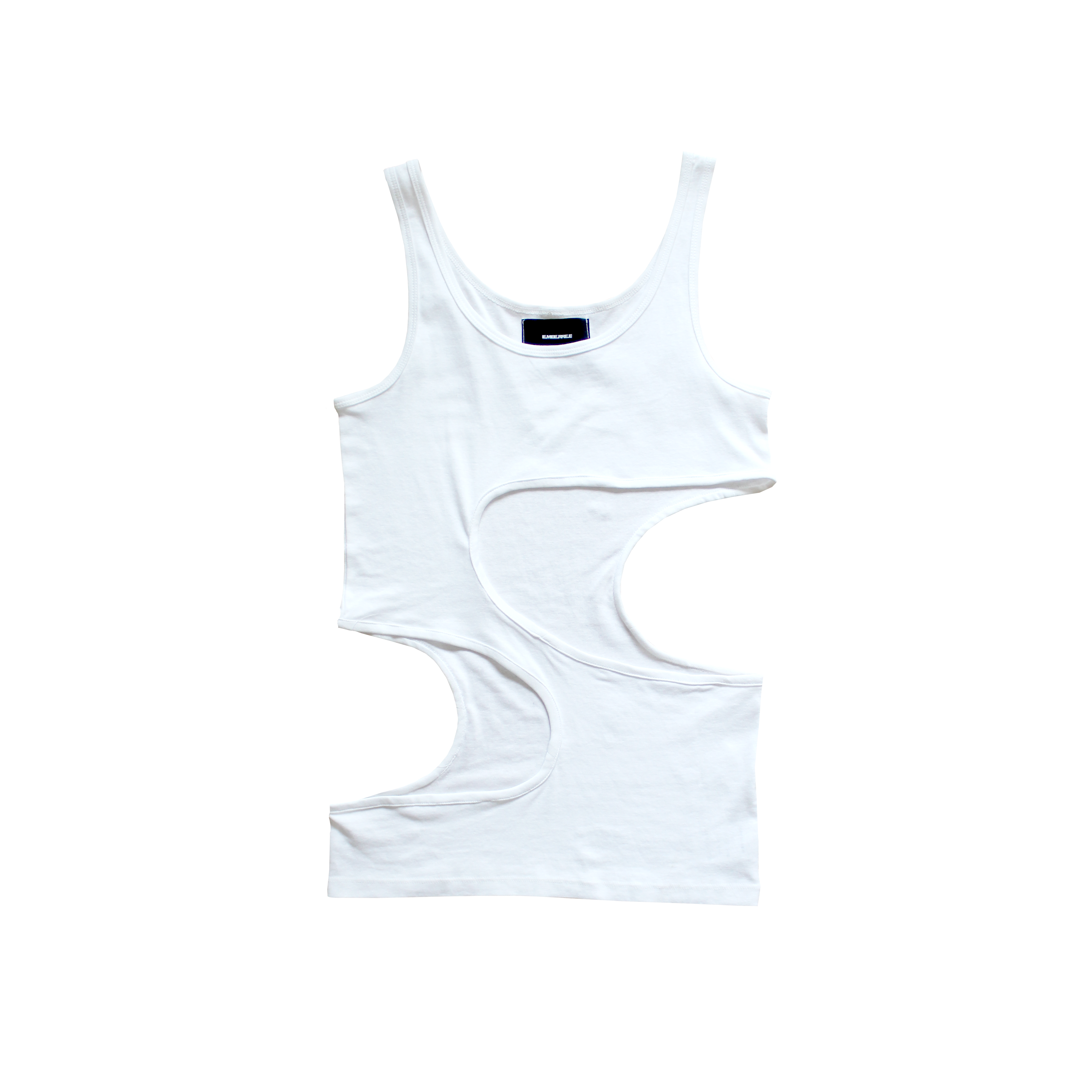 Tank Top with Cut Outs, White version