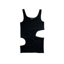 Load image into Gallery viewer, Tank Top with Cut Outs, Black version
