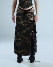 Load image into Gallery viewer, Rolled Waistband Camo Skirt
