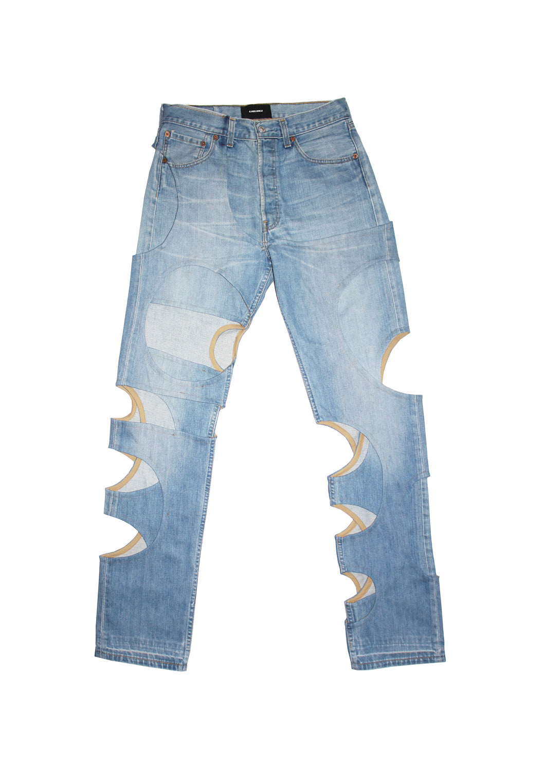 Double Jeans with Cut Outs